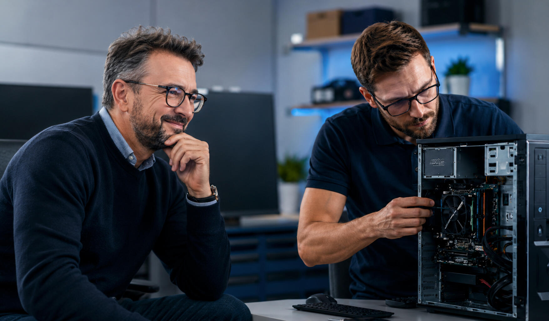Fehlersuche am Desktop-PC PC startet nicht – Professionelle Hardware-Diagnose vor Ort und Abholservice in Essen.